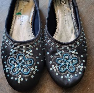 Beaded Mary Jane shoes